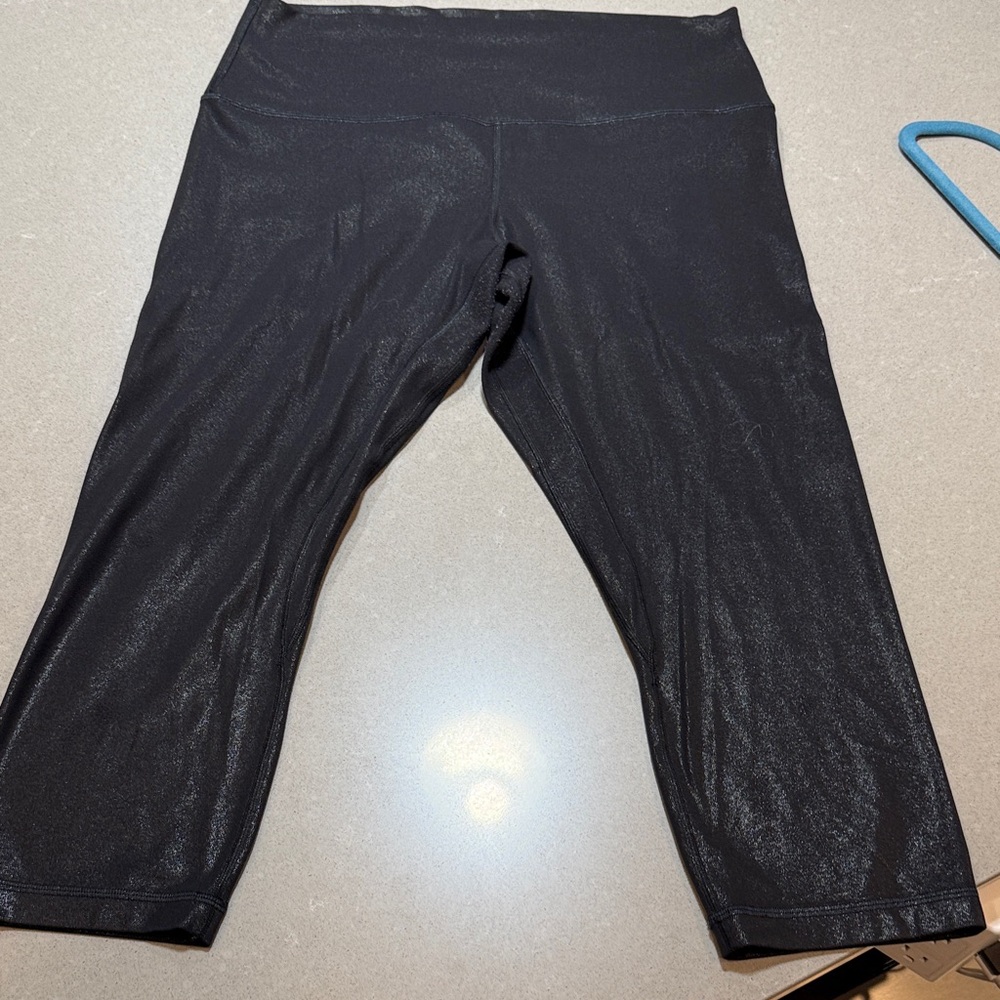 Lululemon Athletica Shimmering Black Leggings